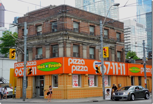 Exploring the past life of Pizza Pizza building at Dundas and Church Streets