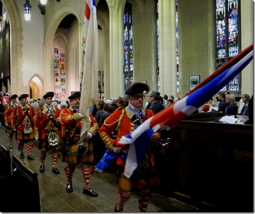 “Kirkin’ of the Tartans” service for Queen’s Silver Jubilee at Toronto’s Metropolitan United