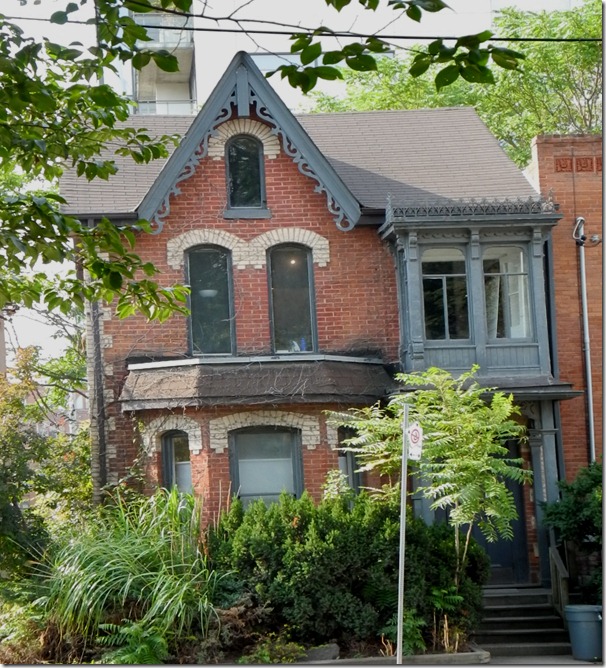 Toronto’s architectural gems- an 1870s house with a Moorish-style porch