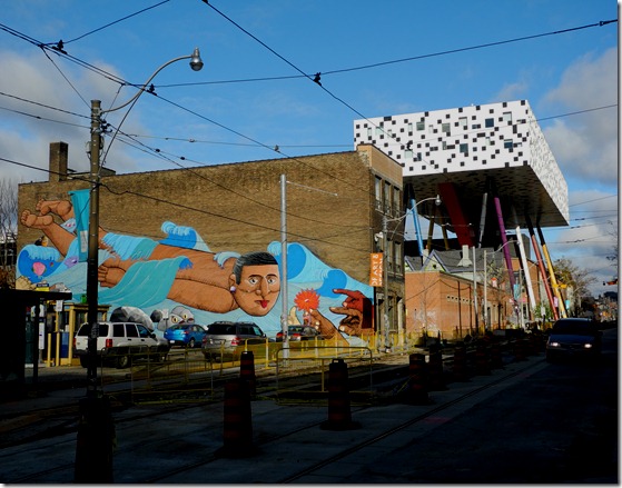 New McCaul St. mural has traces of Diego Rivera