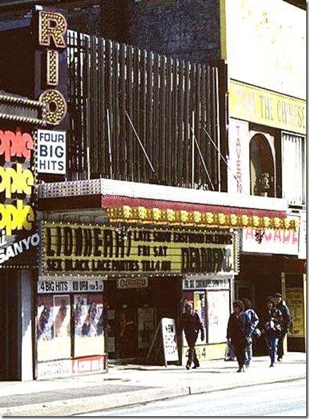 Toronto’s old movie houses—the Rio on Yonge Street
