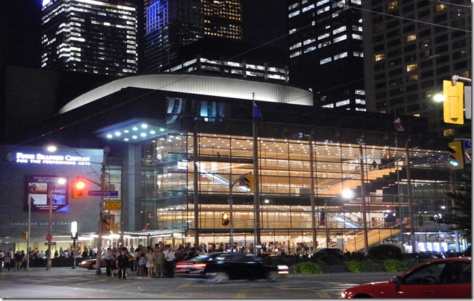 Toronto’s architectural gems—the Four Seasons Centre (opera house)