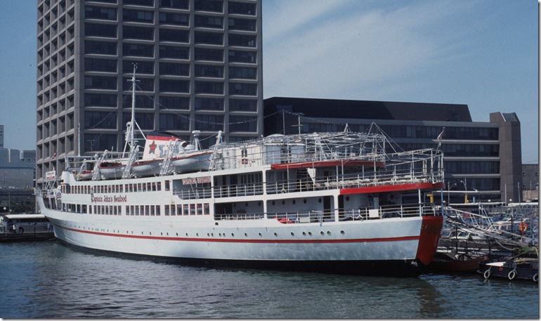 View of "Captain John's" at the foot of York Street – July 9, 1984