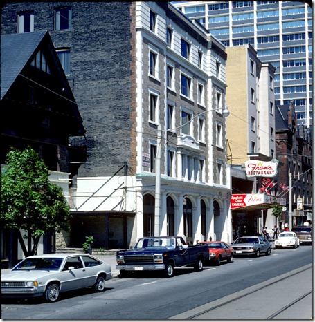 View of College Street near Yonge Street – May 31, 1981