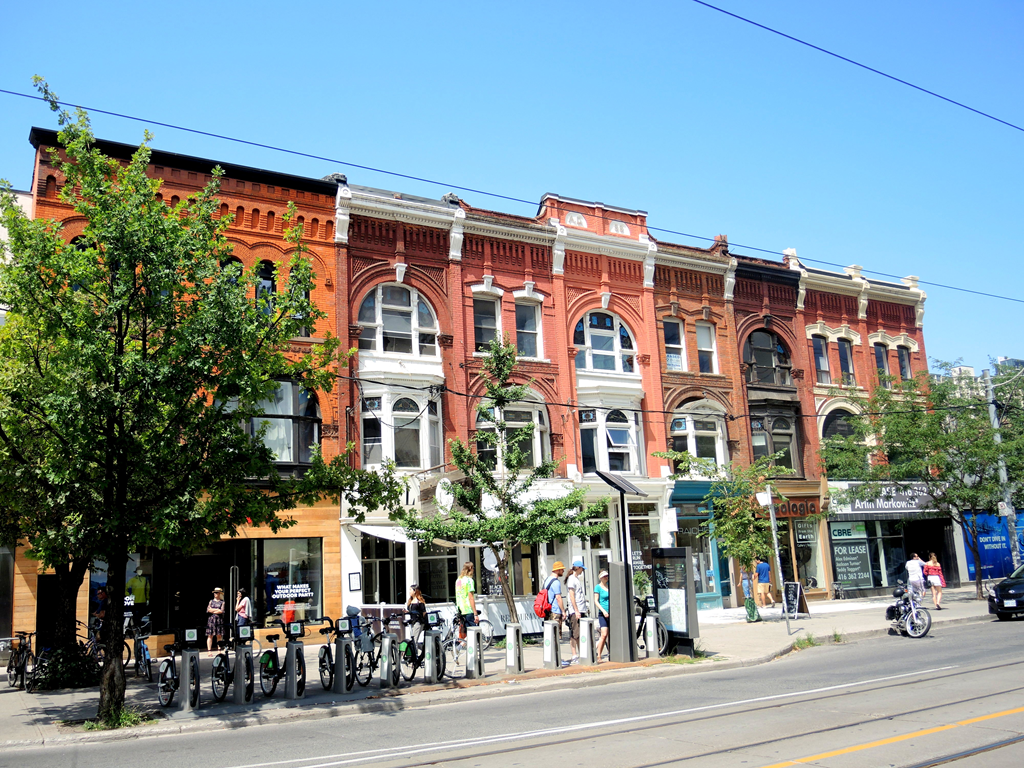The historic Noble Block—Queen Street West - Historic Toronto