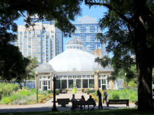 Historic Greenhouses in Allan Gardens—Toronto